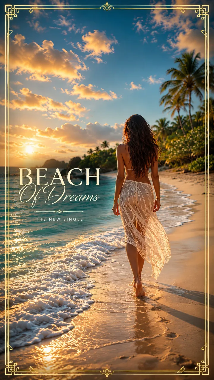 Beach of Dreams music video artwork