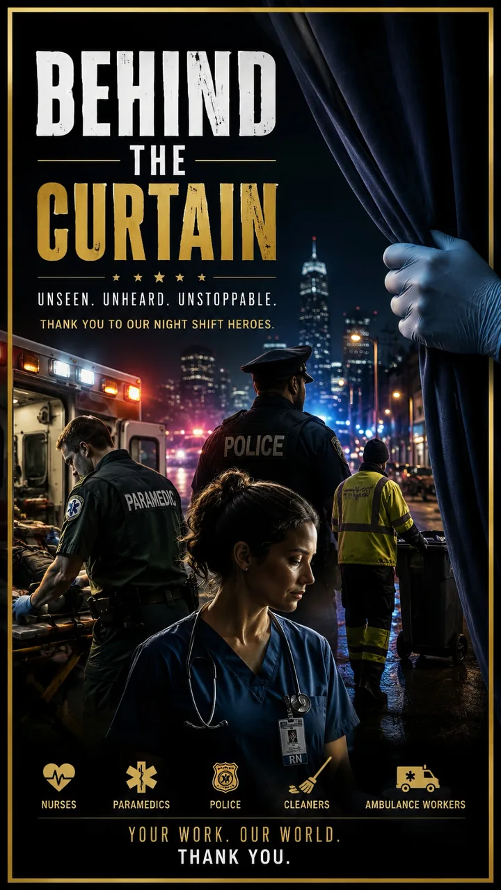 Behind the Curtain music video artwork