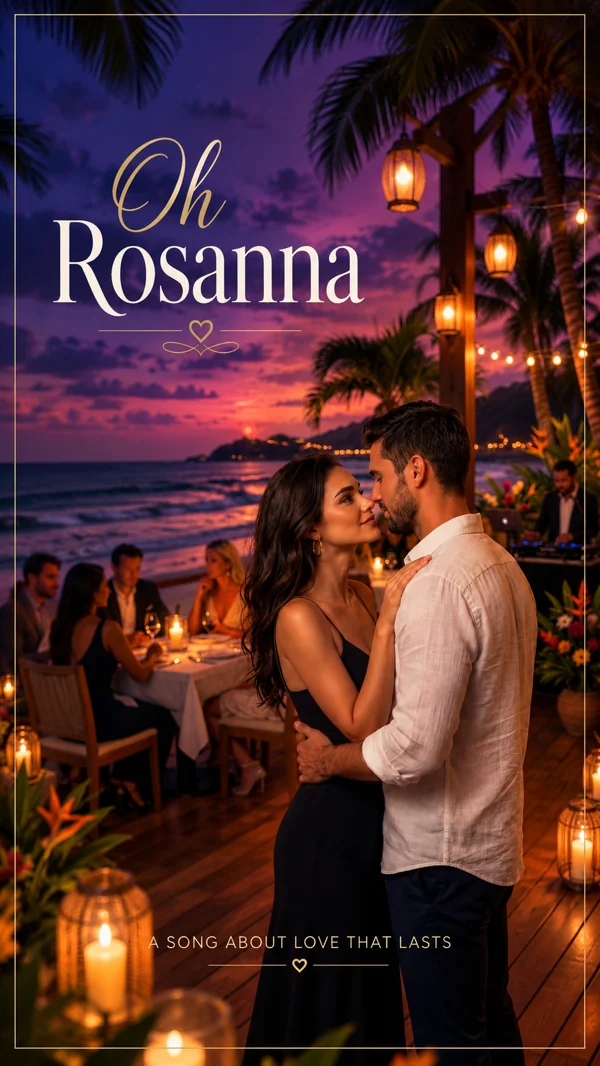 Oh Rosanna music video artwork